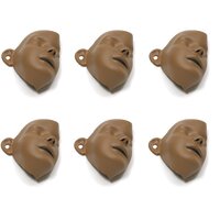 Laerdal Little Junior gezichtshuiden, 6 stuks, donker