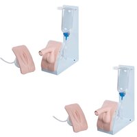 Blaaskatheterisatie model man en vrouw, 2 sets