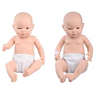 Baby oefenpop (Aziatisch, jongen + meisje, 50 cm)
