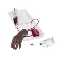 Draagbare IV-injectiesimulator hand (donker)